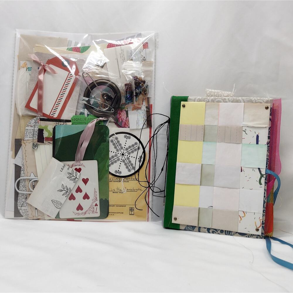 Eclectic Junk Journal 1, Handmade Recycled Journal, Mixed Media Journal